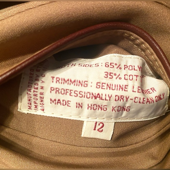 Etienne Aigner vintage reversible trench coat - Picture 11 of 12